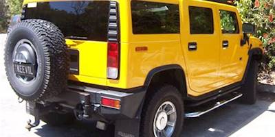 Yellow 2003 Hummer H2